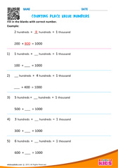 Counting Place Values