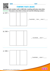 Counting Place Values