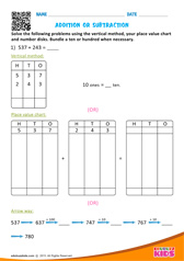 Addition or Subtraction