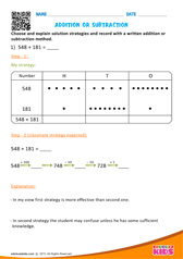 Addition or Subtraction