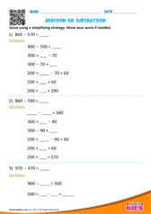 Addition or Subtraction