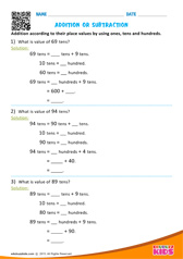 Addition or Subtraction