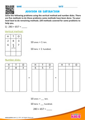 Addition or Subtraction