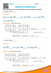 Addition or Subtraction