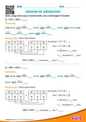 Addition or Subtraction