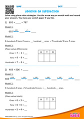 Addition or Subtraction