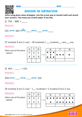 Addition or Subtraction