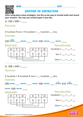 Addition or Subtraction