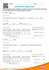 Addition or Subtraction