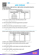 2 digit and 3 digit addition