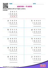 4 Digit Addition