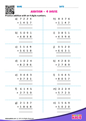 4 Digit Addition