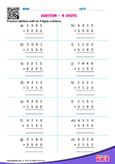 4 Digit Addition
