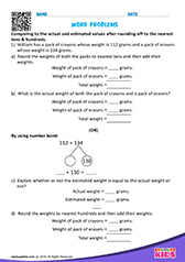 Addition Measurement Word Problems