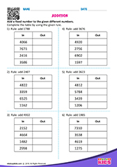 Addition with a Particular Number