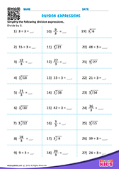 Division expressions