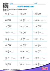 Division expressions
