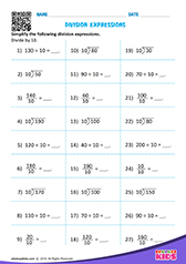 Division expressions