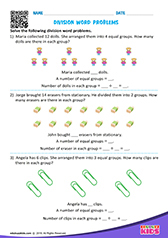Division word problems