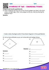 Attributes of 2 Dimensional Figures