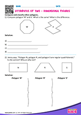 Attributes of 2 Dimensional Figures