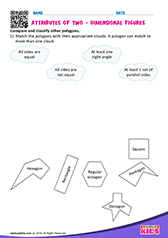 Attributes of 2 Dimensional Figures