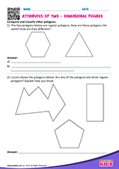 Attributes of 2 Dimensional Figures