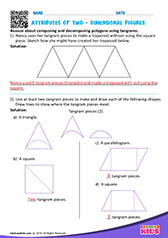 Attributes of 2 Dimensional Figures