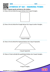 Attributes of 2 Dimensional Figures