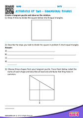 Attributes of 2 Dimensional Figures