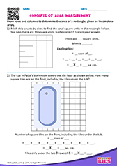 Concepts of Area Measurements