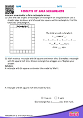 Concepts of Area Measurements