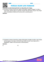 Problem Solving With Perimeter