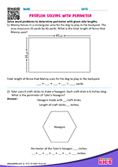 Problem Solving With Perimeter