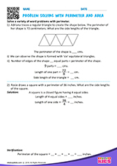 Problem Solving with Perimeter and Area