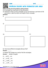 Problem Solving with Perimeter and Area