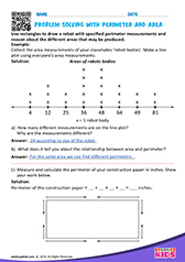 Problem Solving with Perimeter and Area