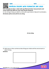 Problem Solving with Perimeter and Area