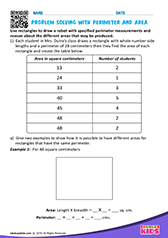 Problem Solving with Perimeter and Area