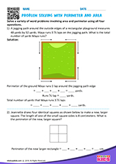 Problem Solving with Perimeter and Area