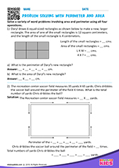 Problem Solving with Perimeter and Area
