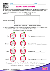 Solving word problems