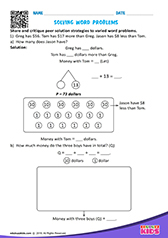 Solving word problems