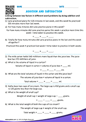 Addition and subtraction