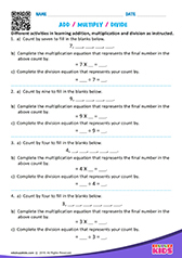 Add or Multiply or Divide