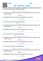 Add or Multiply or Divide