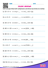 Solve by Trial and Error Method