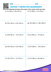 Addition and Subtraction of Measurement