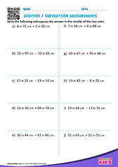 Addition and Subtraction of Measurement