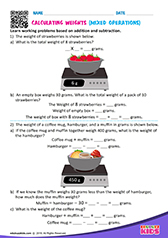 Calculating weights